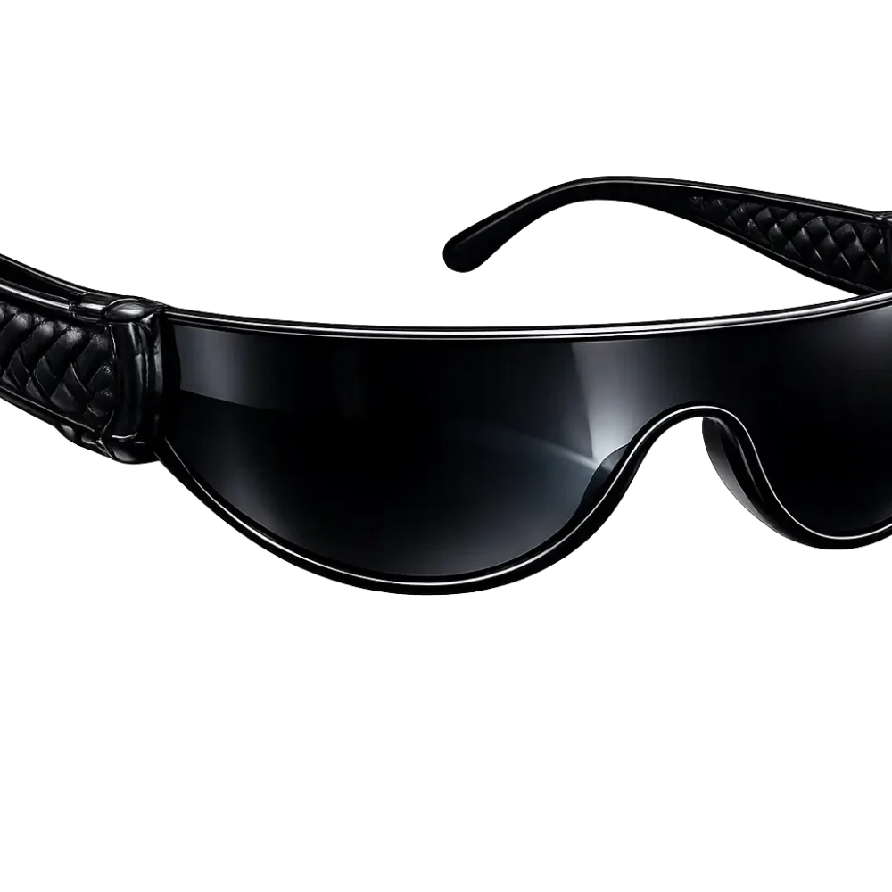 Never without her shades.